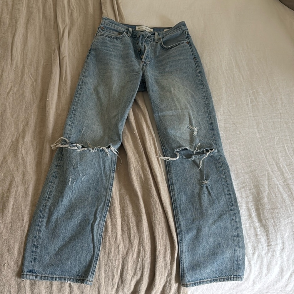 Aritzia Denim Forum Joni High Rise Loose Jeans